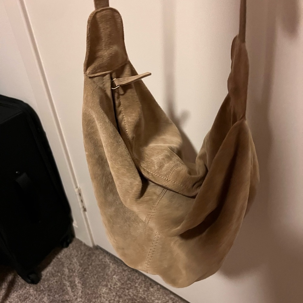 Cost Plus World Market Tan Crossbody Bag